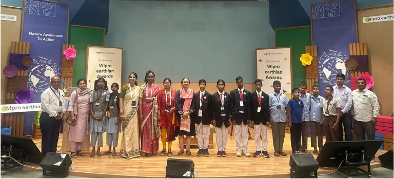 The VE team on stage during the Wipro Earthian awards booklets launch