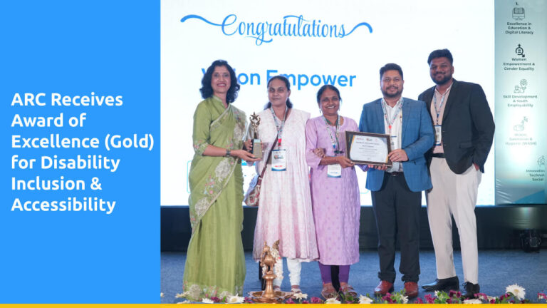 Vision Empower receives the Award of Excellence (Gold) for Disability Inclusion & Accessibility for its Accessible Resource Centre initiative.