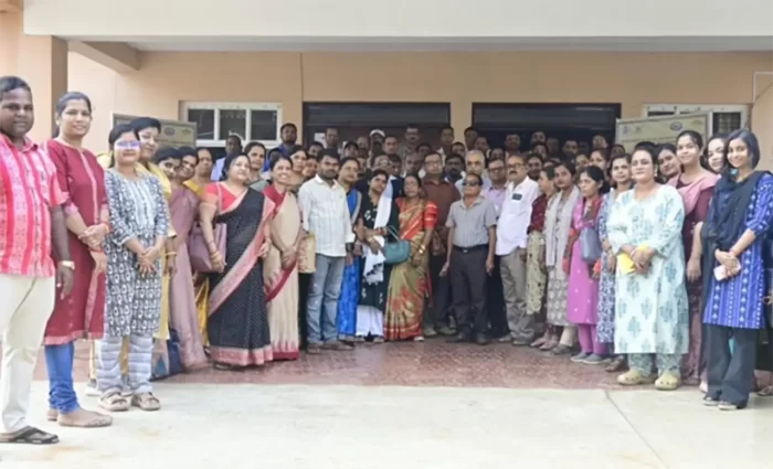 Participants, facilitators, and officials gather at IIC, Jatni, during the three-day Capacity Building on Odia Braille (Bharati Braille) CRE Program, marking a successful collaboration to strengthen Braille literacy and inclusive education practices.