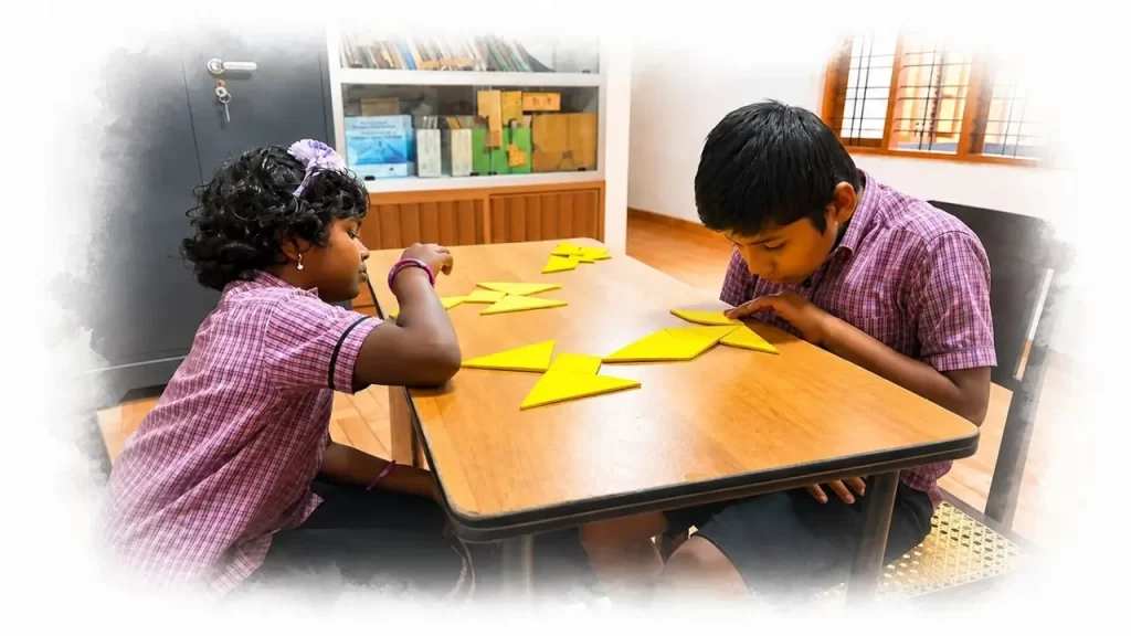 Children Playing Pallanguzhi