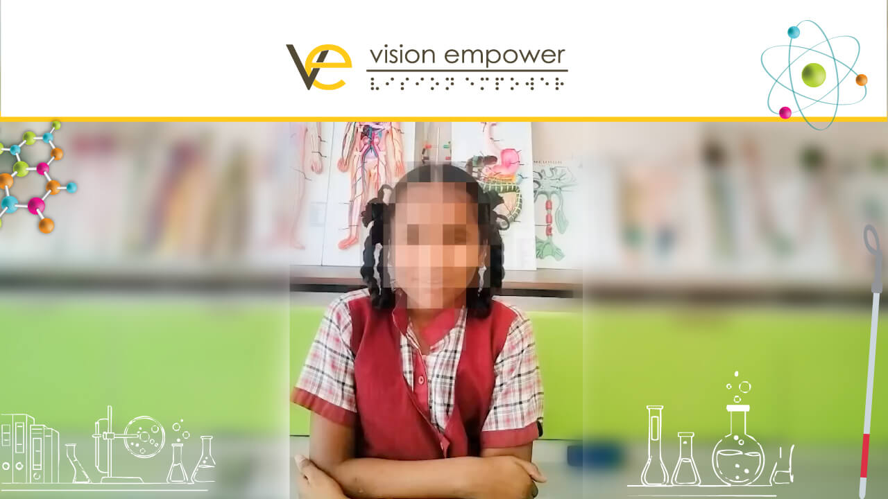 Pavani, a Class 7 student, experienced hands-on science learning for visually impaired students through an accessible science lab that transformed how she understands concepts.
