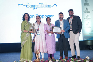 (VE) team receiving the award
