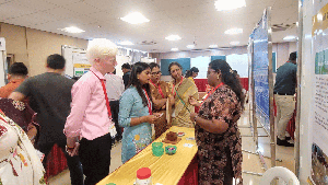 photograph from the CTiS 2026 at IISER Pune showcasing participants viewing the explanation of an activity