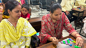 activity at a Pragya workshop