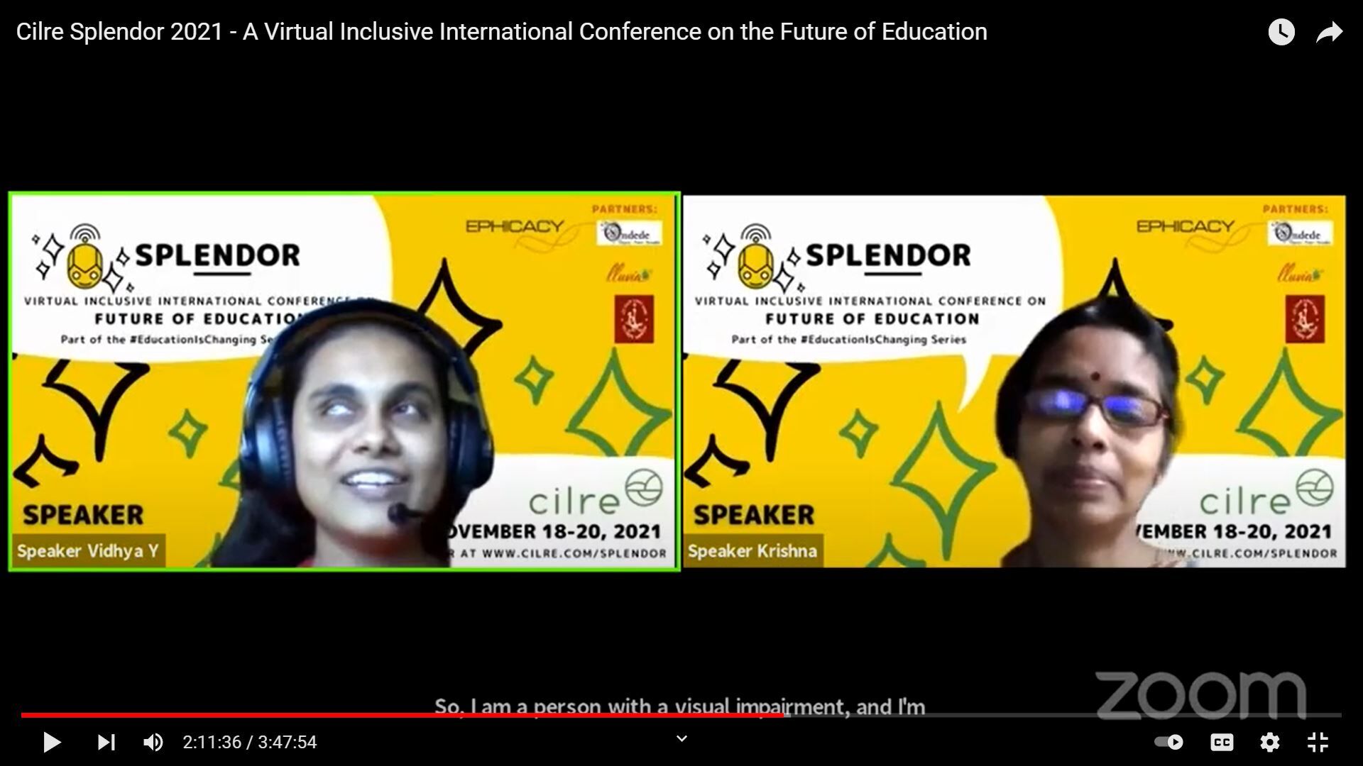 splendor-cilre vidya-talk