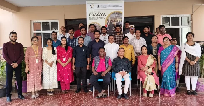 Group picture for the Pragya Teacher training for inclusive STEM education with assistive technology and hands-on learning